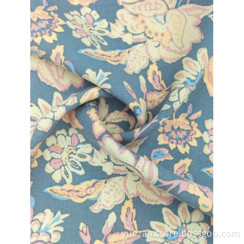 3068 Flower Pattern 100% Rayon printed Fabric